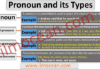 different kinds of pronoun